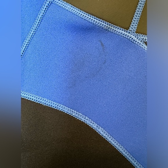 Titanium Warm To The Bone Seal Skin Diving Suit Black and Blue Size L Large - Picture 14 of 16